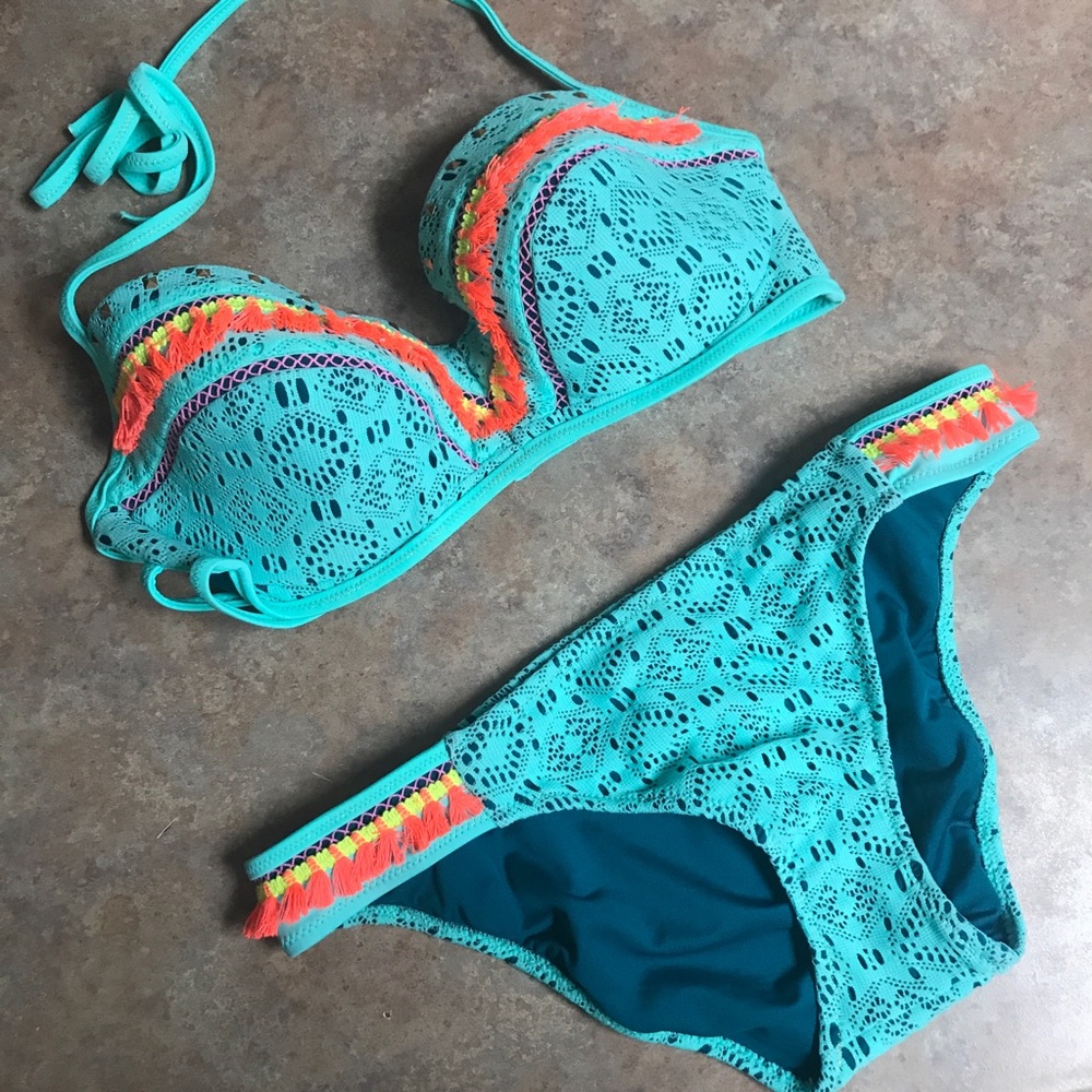 Shade & Shore fringe BOHO bikini